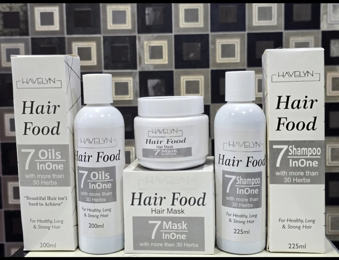 HAIR CARE KIT 3 IN 1 (HAIR FOOD OIL + HAIR FOOD SHAMPOO + HAIR FOOD MASK )
