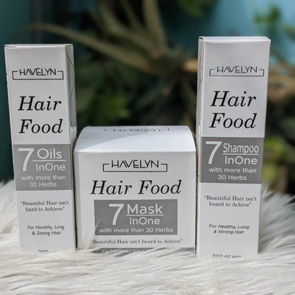 HAIR CARE KIT 3 IN 1 (HAIR FOOD OIL + HAIR FOOD SHAMPOO + HAIR FOOD MASK )