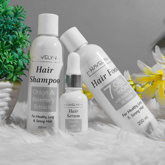 HAIR CARE KIT 3 IN 1 (HAIR FOOD OIL + HAIR FOOD SHAMPOO + HAIR FOOD SERUM )