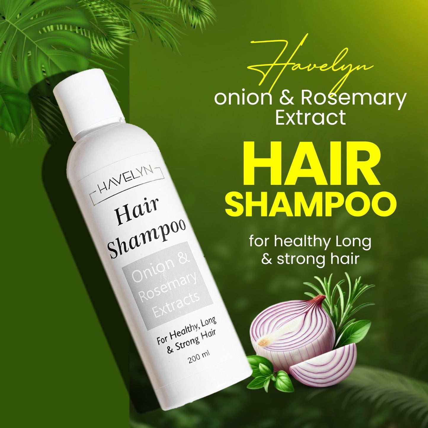 ONION & ROSEMARY HAIR SHAMPOO [BARI EID DISCOUNT OFFER]