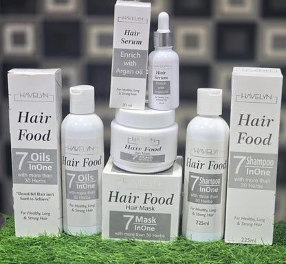 HAIR CARE KIT 4 IN 1 (HAIR FOOD SHAMPOO + HAIR FOOD OIL + HAIR FOOD MASK + HAIR SERUM)
