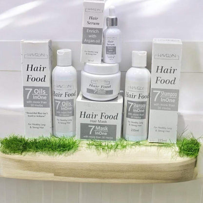 HAIR CARE KIT 4 IN 1 (HAIR FOOD SHAMPOO + HAIR FOOD OIL + HAIR FOOD MASK + HAIR SERUM)